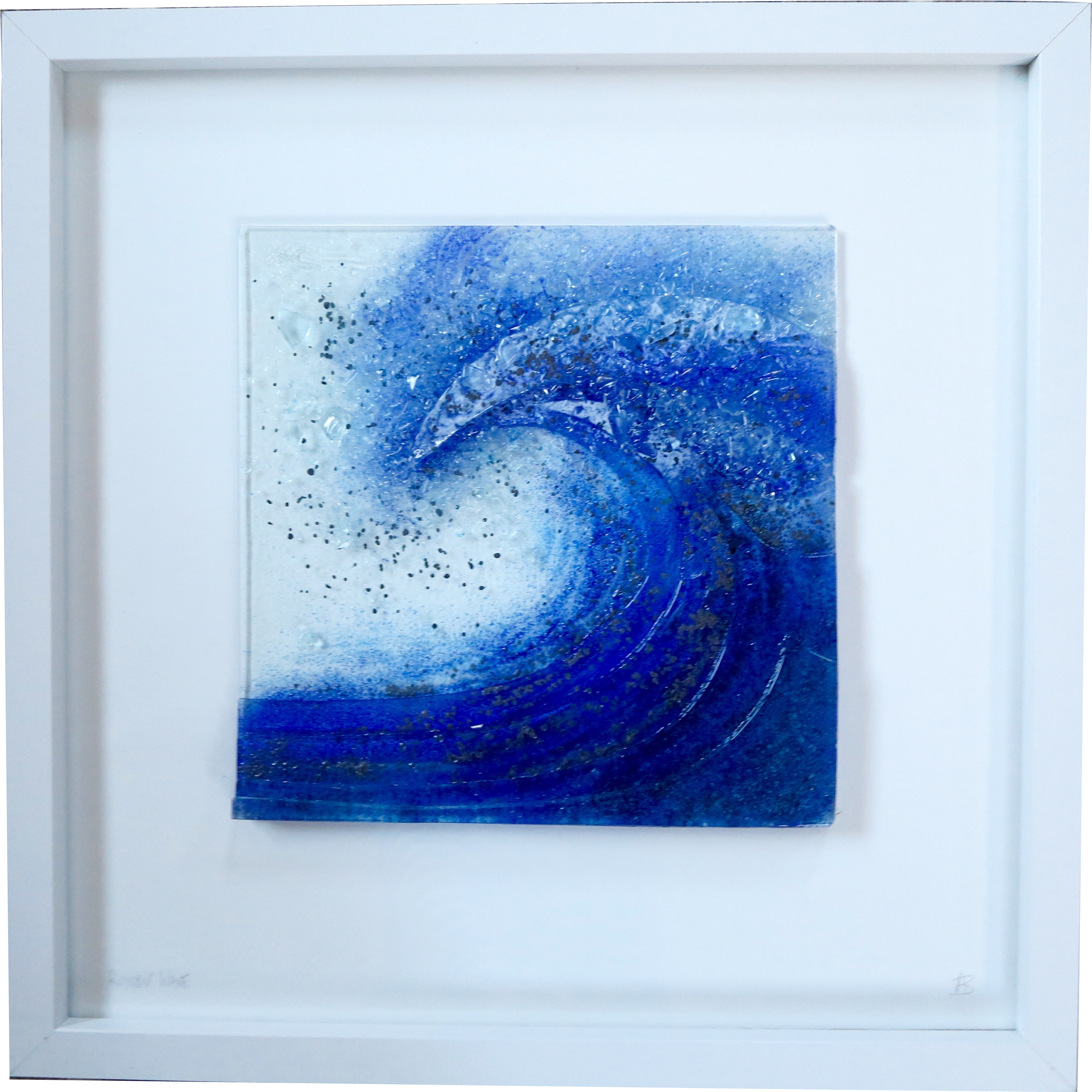 Blue Wave - Picture Frame (3472x3208), Png Download