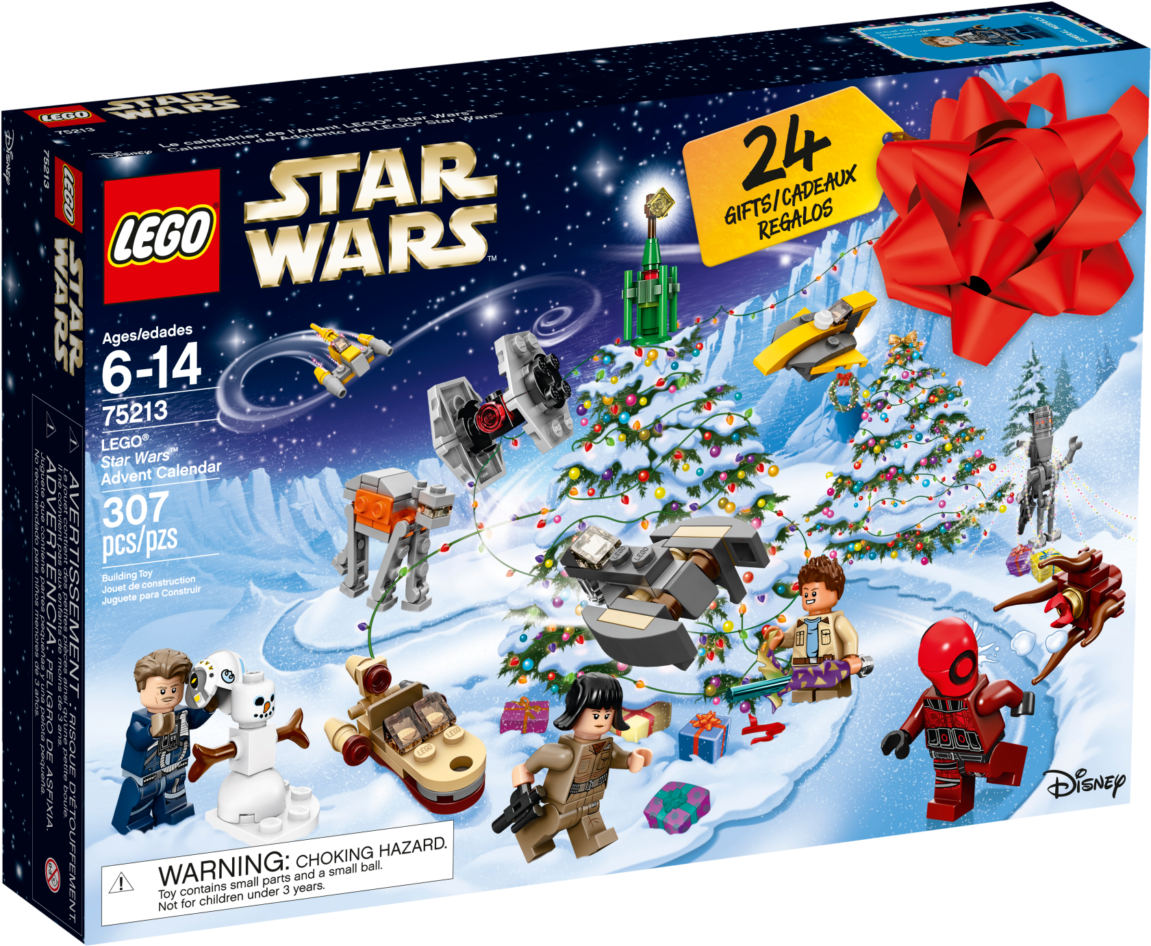 75213 Lego® Star Wars - Lego Star Wars Advent Calendar 2018 (2400x1800), Png Download