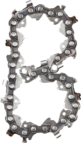 This Font Contains Letters, Symbols And Numbers - Chain (527x587), Png Download