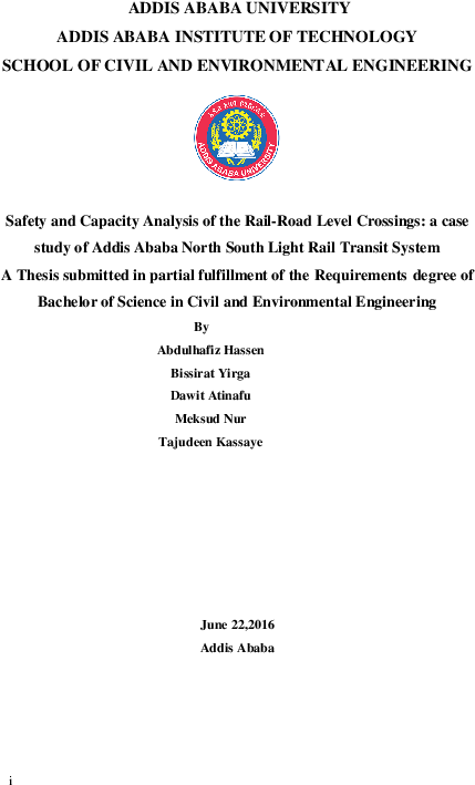 Pdf - Addis Ababa University (595x842), Png Download