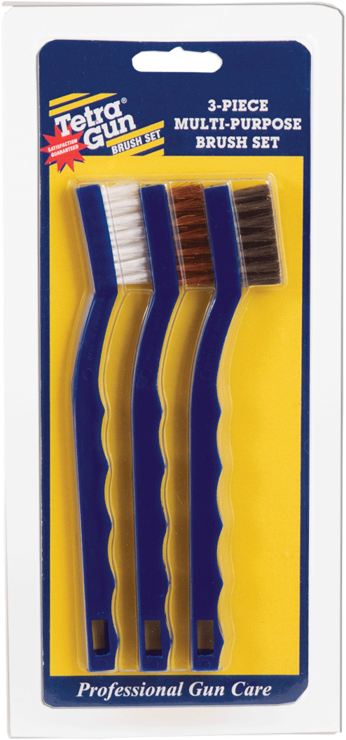 Tetra - Tetra Gun 3-piece Multi-purpose Brush Set (611x1153), Png Download