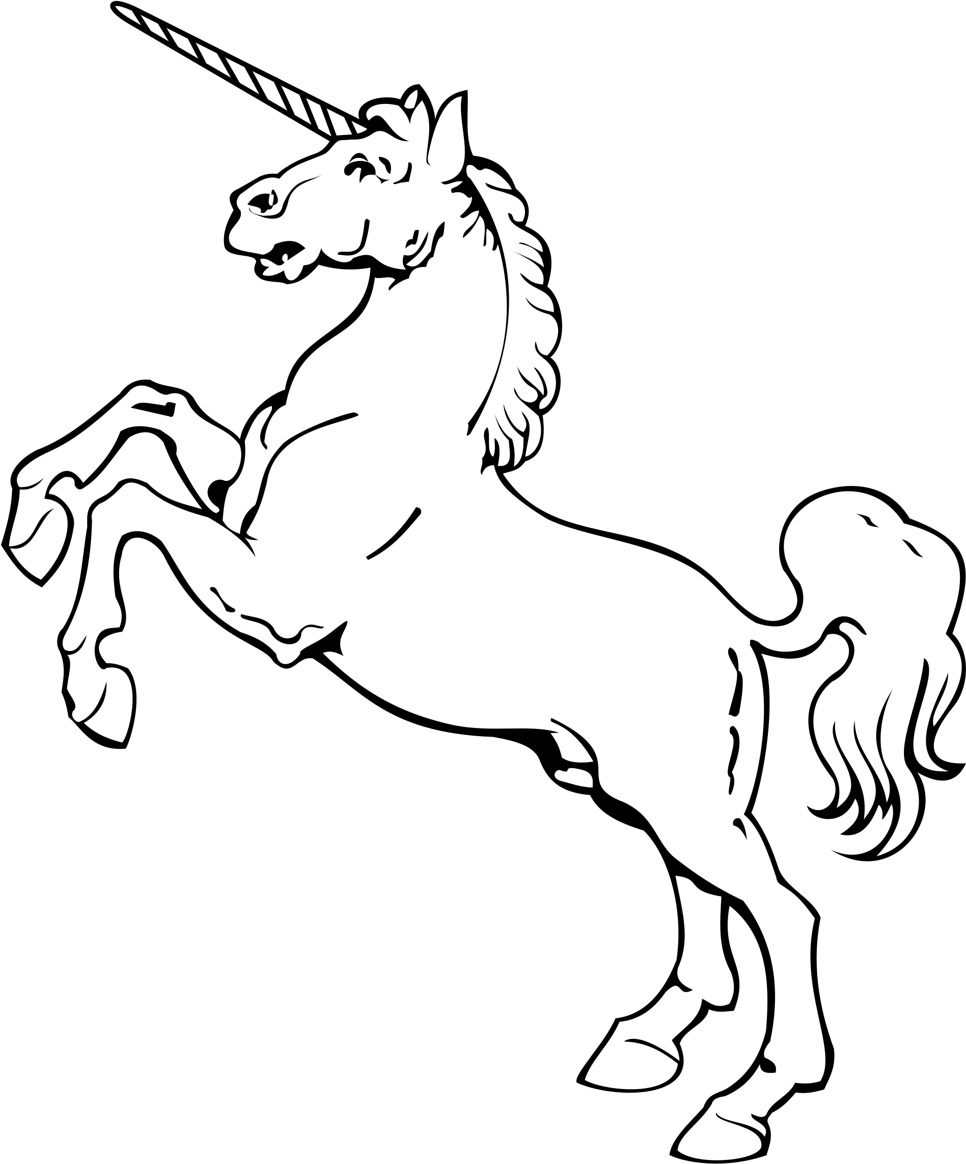 Open - Jednorožec Png (2000x2721), Png Download