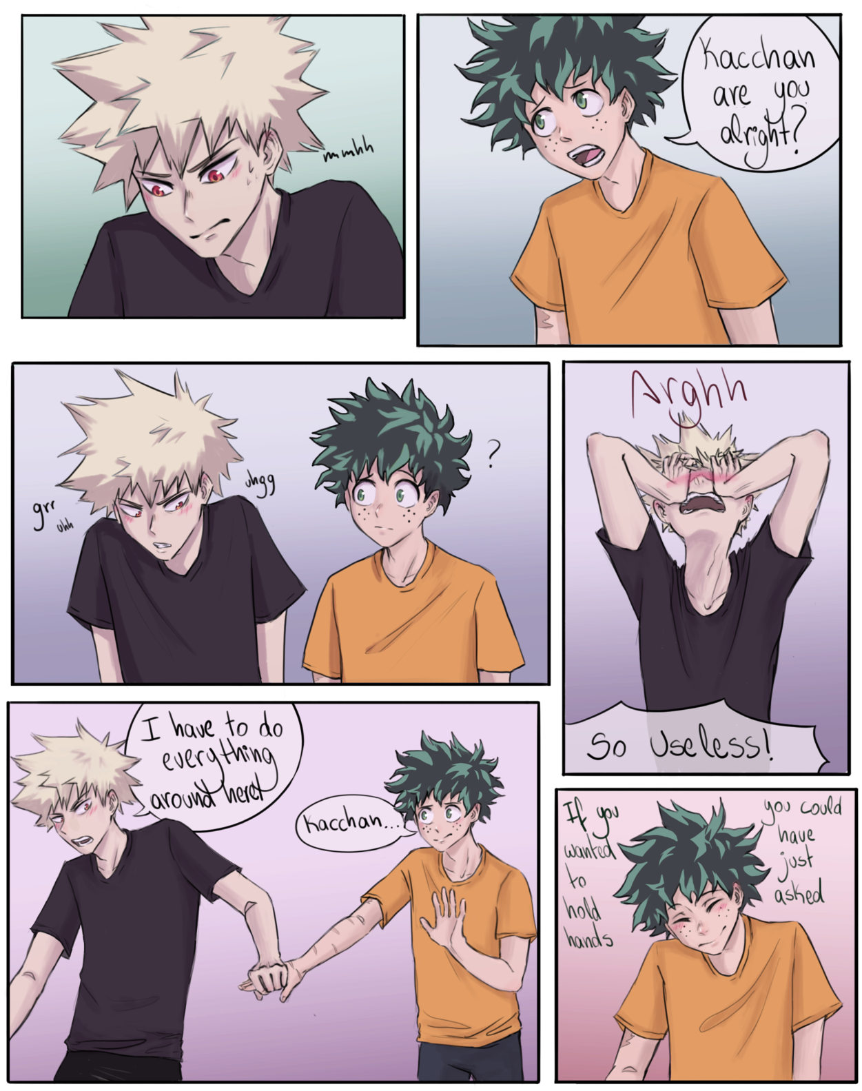 Spiky Boy Doesn't Know How To Communicate - Cartoon (1280x1610), Png Download