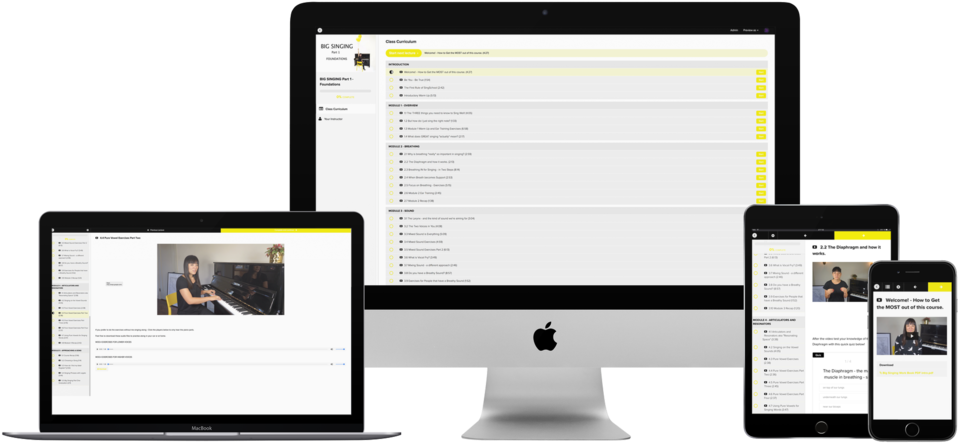 Big Singing Place It Crop - Web Design (1000x605), Png Download