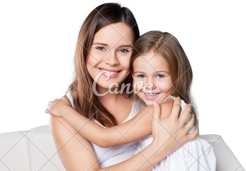 Happy And Hugging Photos - Mother (800x558), Png Download