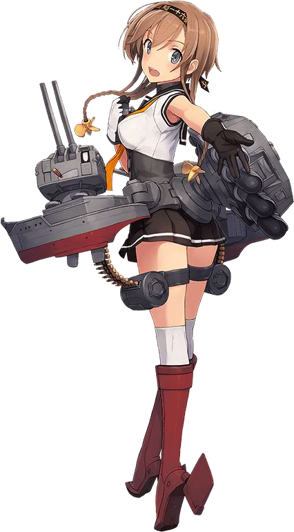 Image - Teruzuki Kancolle (446x787), Png Download