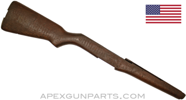 M1 Garand Rifle Stock, Springfield Armory Wwii, No - Made In Usa (650x700), Png Download