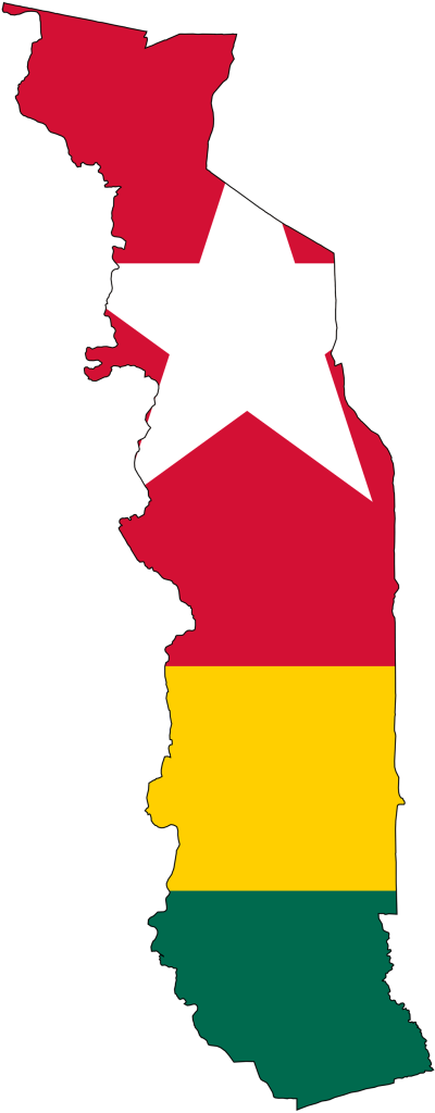 Togo Flag Free Png Image (400x1024), Png Download