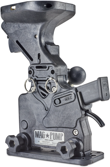 Magpump 9mm Pro Magazine Loader Compatible With Double - Machine Tool (609x600), Png Download