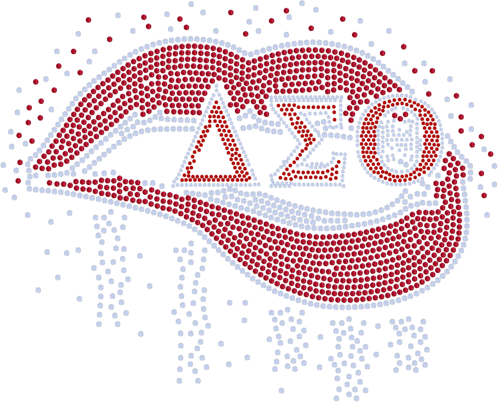 Delta Sigma Theta Kiss Transfer - Illustration (1024x827), Png Download