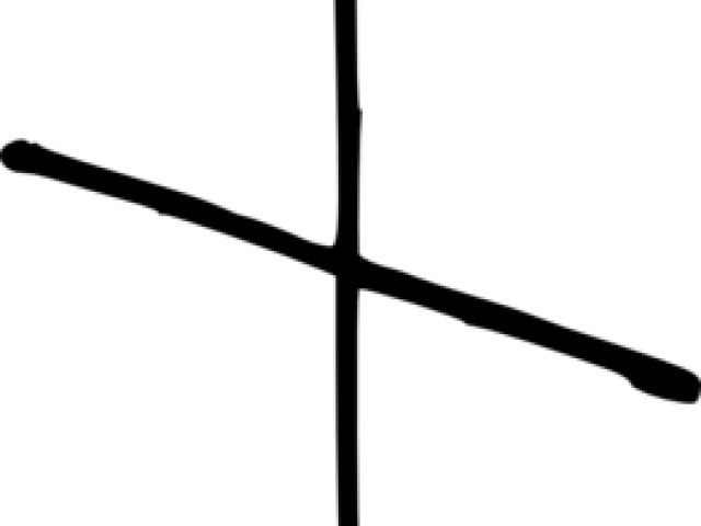 Thin Cross Cliparts - Cross (640x480), Png Download