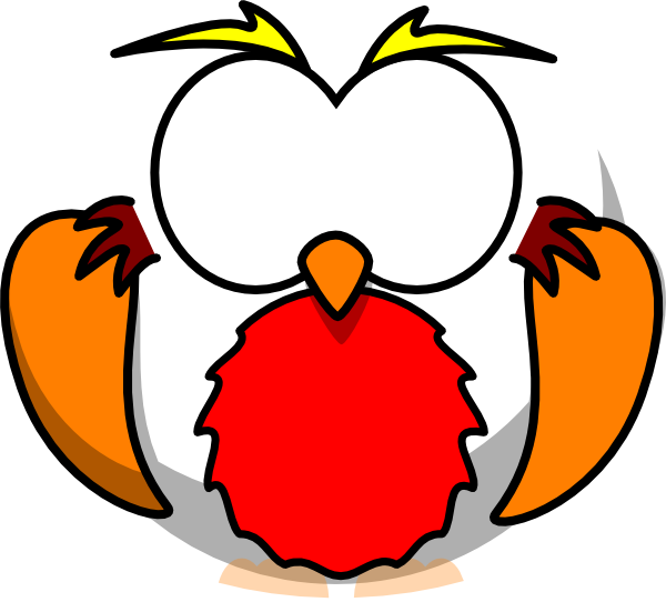Rainbow Clipart Owl - Cartoon Owl Face (600x542), Png Download
