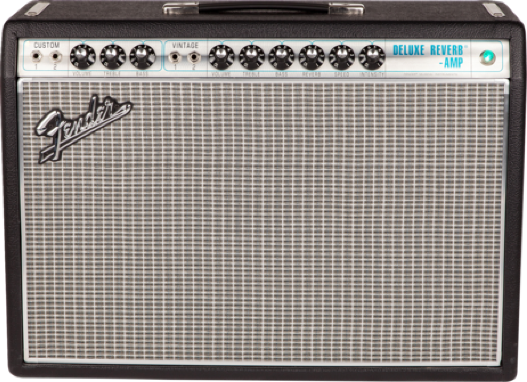 Fender 68 Custom Deluxe Reverb 68 Guitar Amplifier - Fender Deluxe Reverb 68 (2000x2000), Png Download