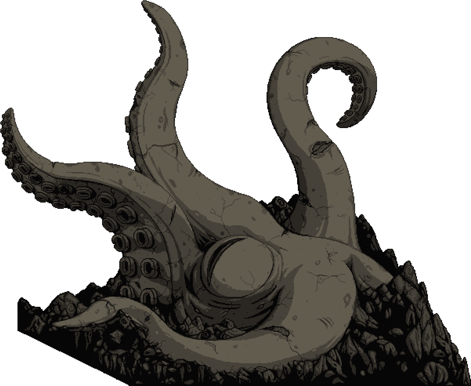 Monolith Statue - Ruin Starbound (1824x1488), Png Download