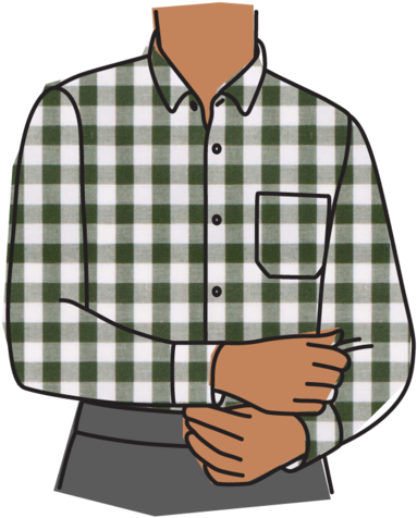 A Single Pocket Is A Classic Feature Of The Oxford - Shirt (1000x500), Png Download