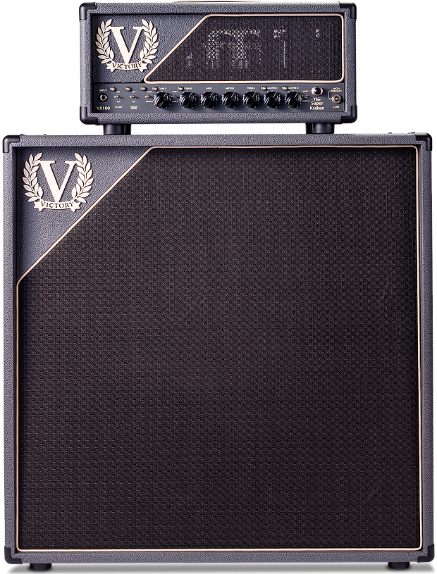 Vx100 412 Front Cut Shadow1800 - Guitar Amplifier (671x814), Png Download