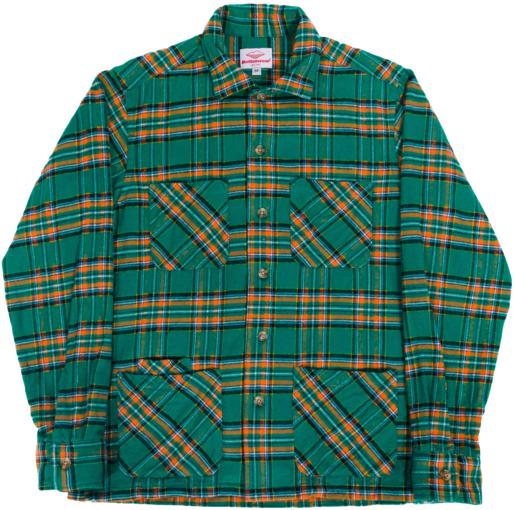 Unisex Battenwear 5-pocket Canyon Shirt - Plaid (600x600), Png Download