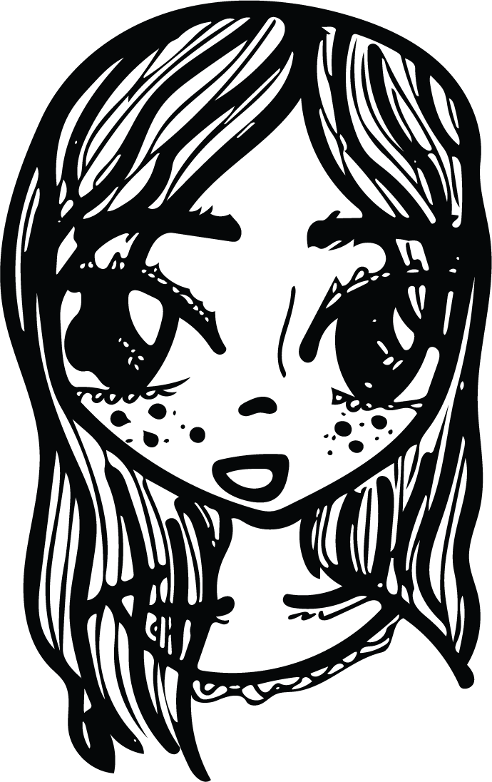 Scribbles - Illustration (690x1096), Png Download