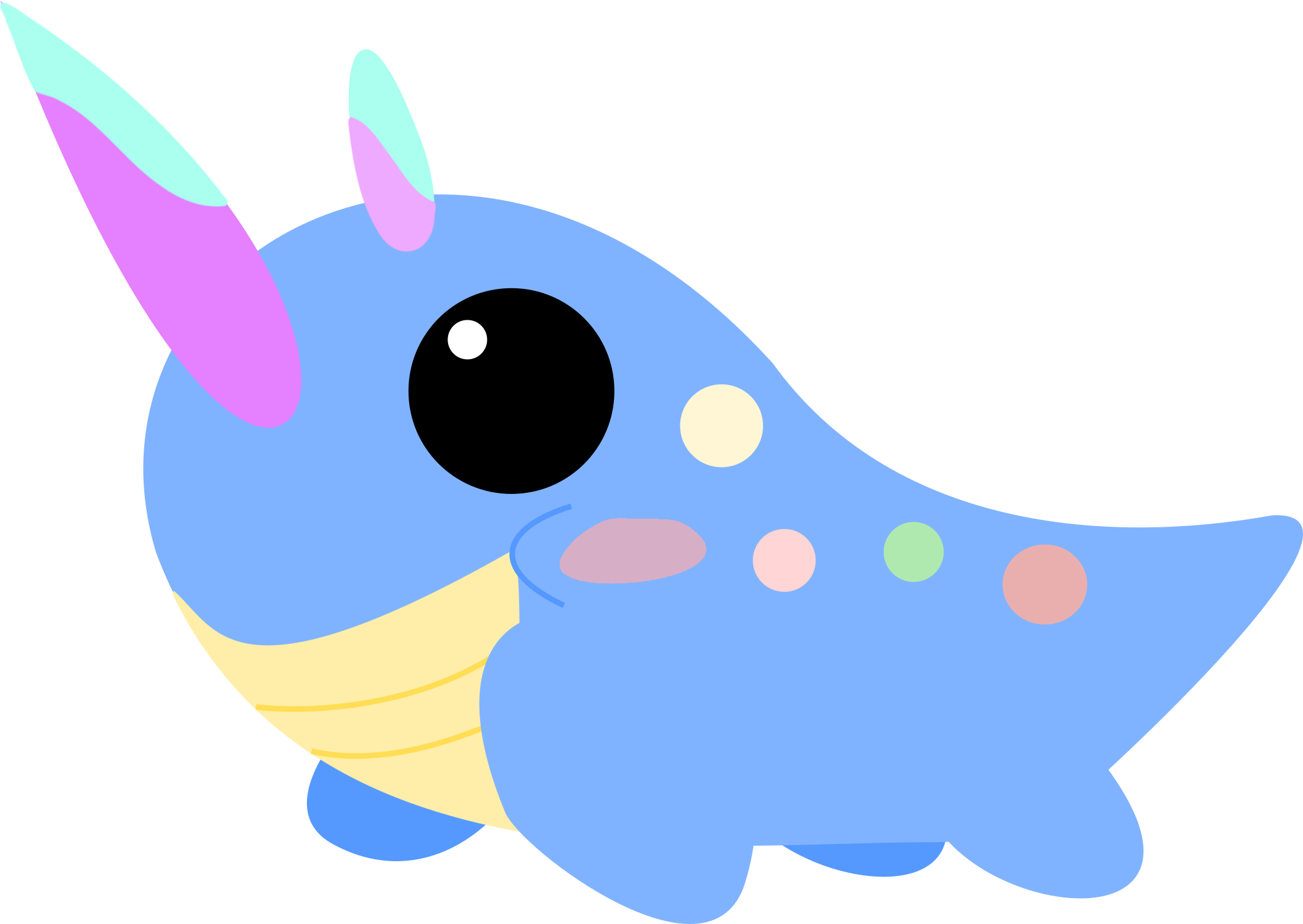 Fan Artlook - Cartoon (2114x1500), Png Download