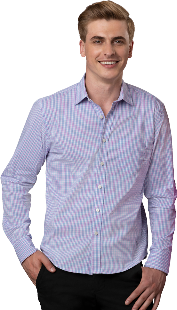 7271 Blu S Solid - Gentleman (760x1200), Png Download