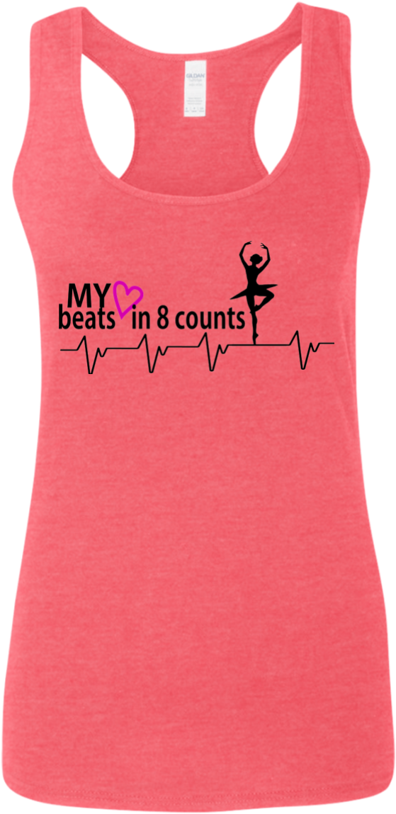 My Heart Beats In 8 Counts / Tank Multiple Colors - Shirt (1155x1155), Png Download