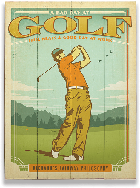 View Zoom A Bad Day At Golf Still Beats A Good Day - Golf (730x730), Png Download