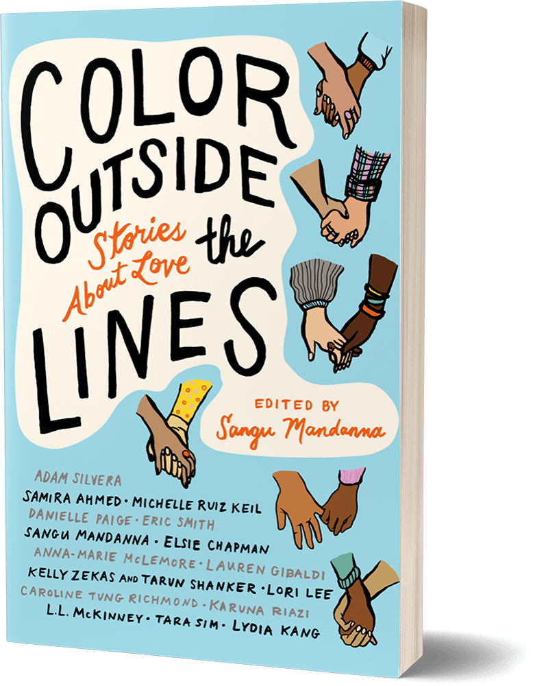 Sangu Mandanna's Color Outside The Lines, Is A Ya Anthology - Poster (778x1000), Png Download