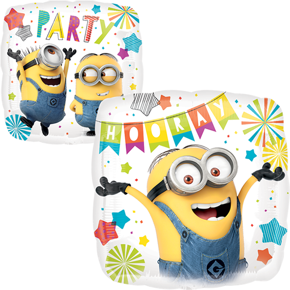 18 Despicable Me Party Balloon (600x600), Png Download