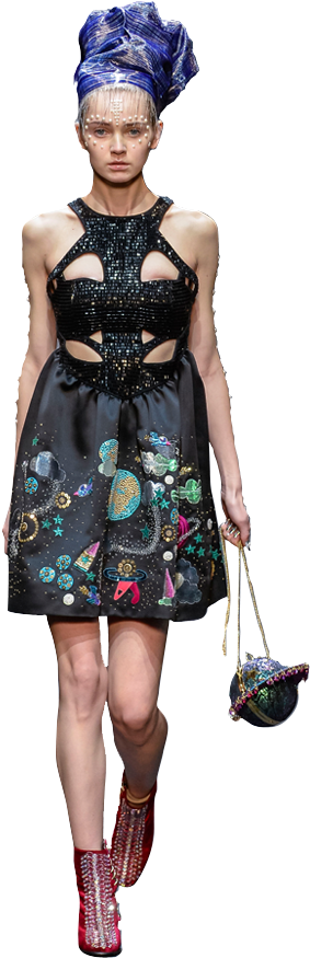 Fashion Model Png (414x902), Png Download