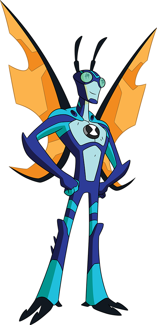 Stinkfly01 4c - New Ben 10 Stinkfly (500x1034), Png Download