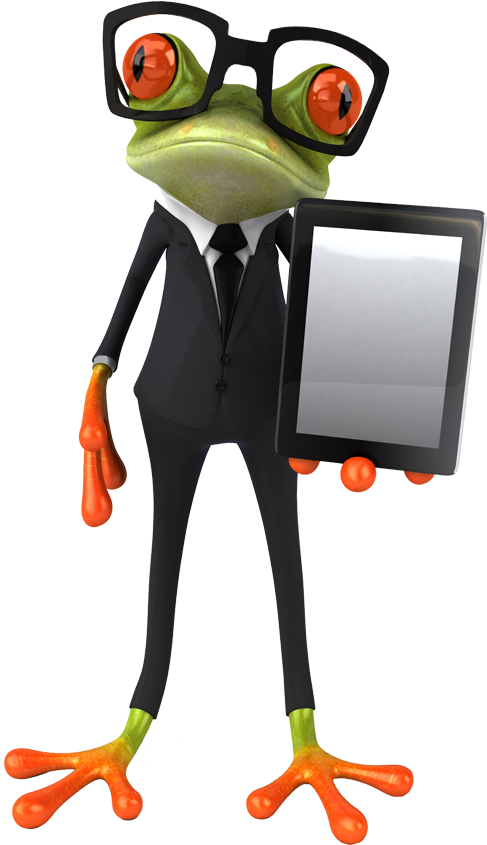 Tablet Frog - Stock Photography (500x849), Png Download