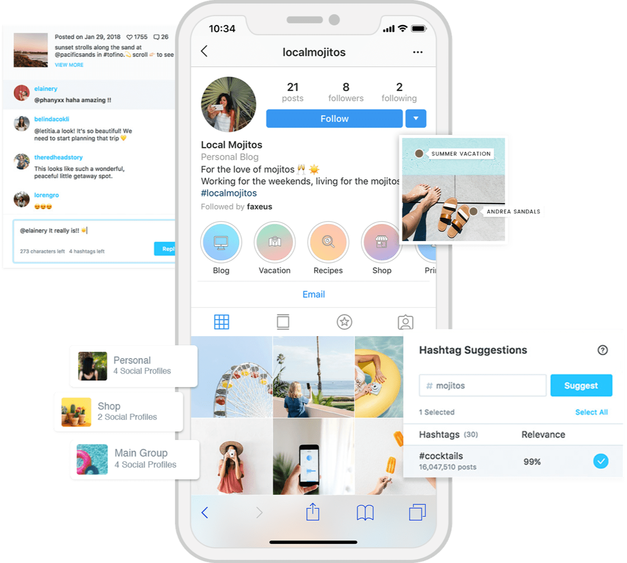 Grow Your Business Even Faster By Unlocking Later's - Later Linkinbio (1288x1156), Png Download