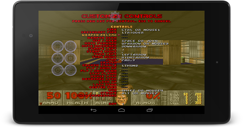 In The Game To To Options -> Customise Controls, Find - Tablet Computer (800x533), Png Download