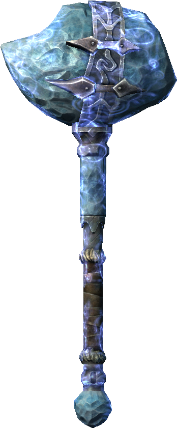 Stalhrim Mace Of The Sorcerer - Damage Glass Png Hd (857x857), Png Download
