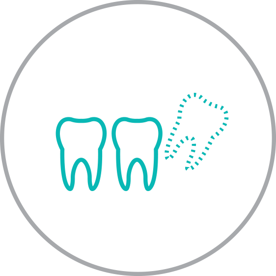 Dentistry Services Dallas - Teeth Extractions Icon (562x562), Png Download