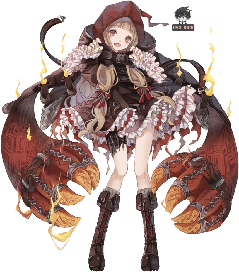Picture Free Stock Red Riding Hood Render By Yuacchi - Sinoalice Red Riding Hood (835x958), Png Download