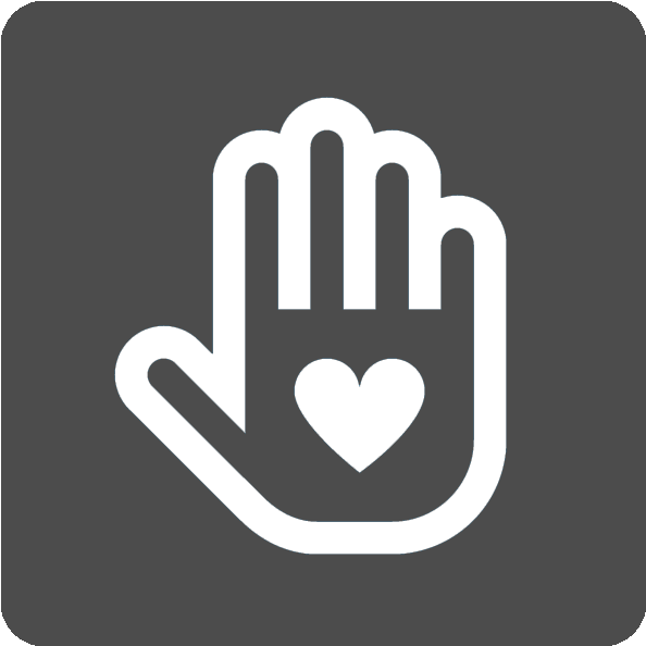 Volunteer Icon Grey Square - Volunteer Icon White (739x611), Png Download