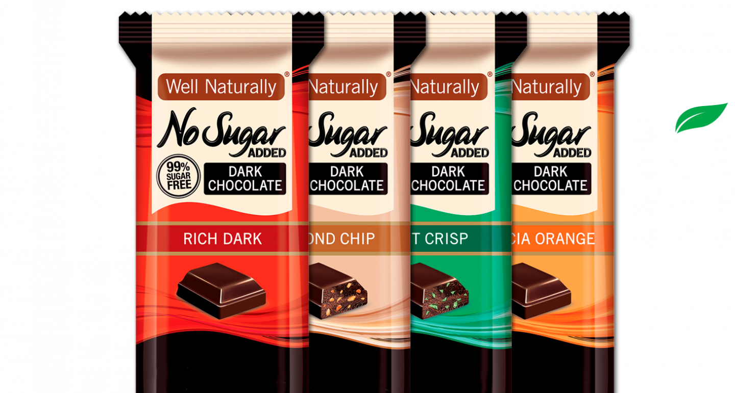 Well Naturally Doubles The Message - Well Naturally Chocolate (1440x771), Png Download