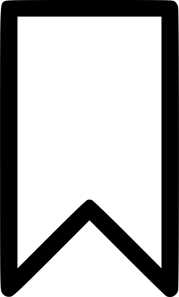 Png File Svg - Icon Png Bookmark Icon (592x980), Png Download