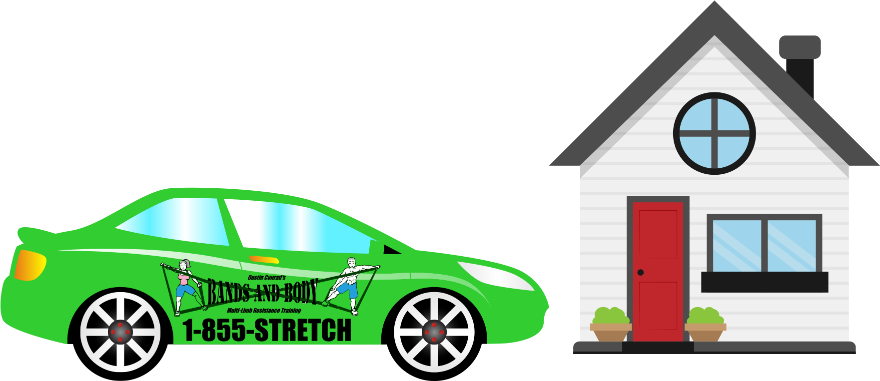 Travel Png - Transparent Cartoon House (2000x1292), Png Download