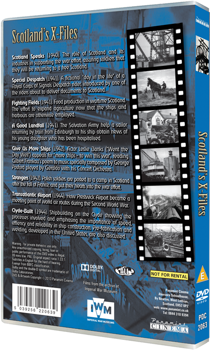 Scotland's X-files Second World War Dvd - Brochure (463x725), Png Download