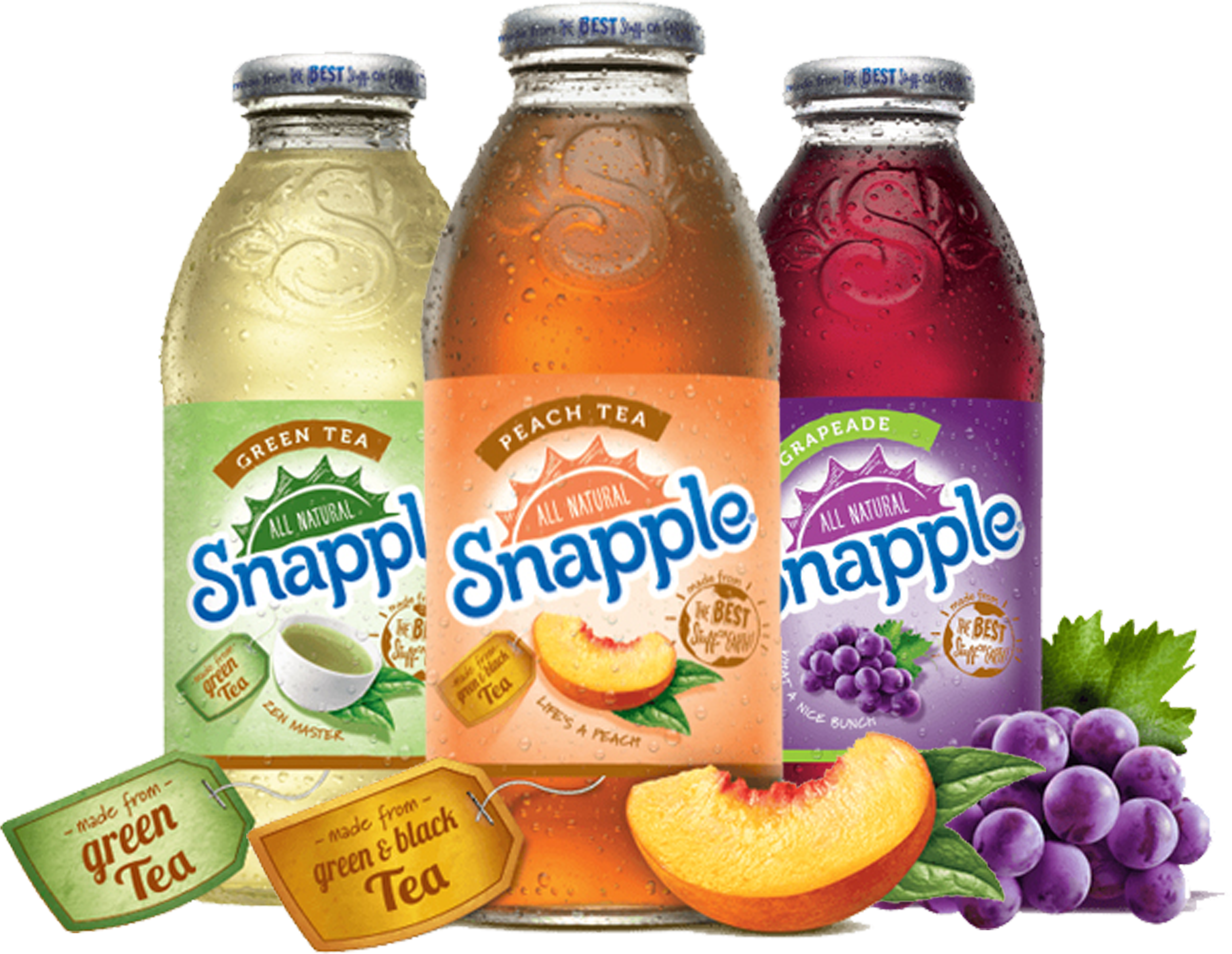 Snapple - Orange Soft Drink (3288x3192), Png Download