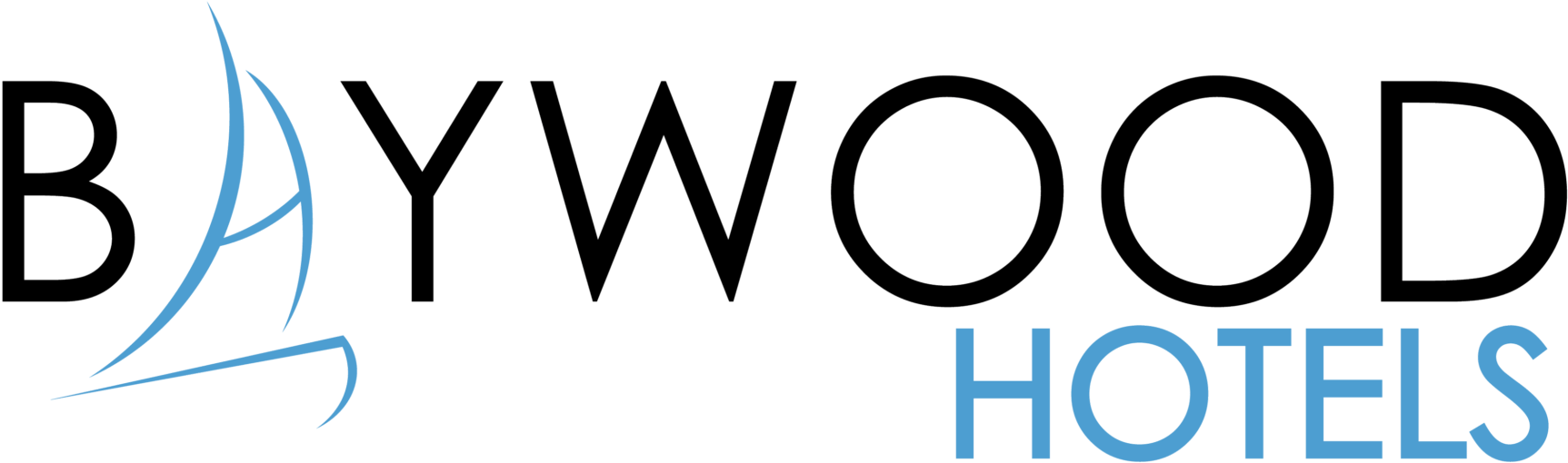 Marriott 72 Rgb 1 Baywood Hotels Logo White 4k - Baywood Hotels (2048x874), Png Download