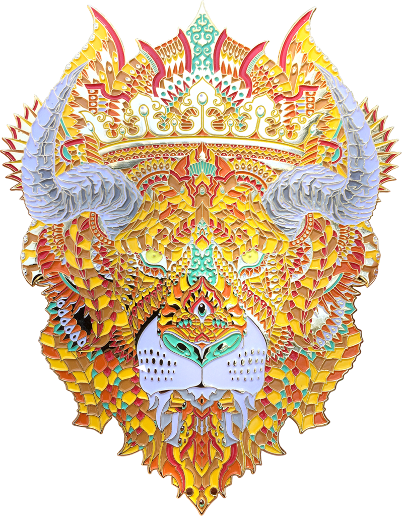 Lion King Pin - Illustration (798x1024), Png Download