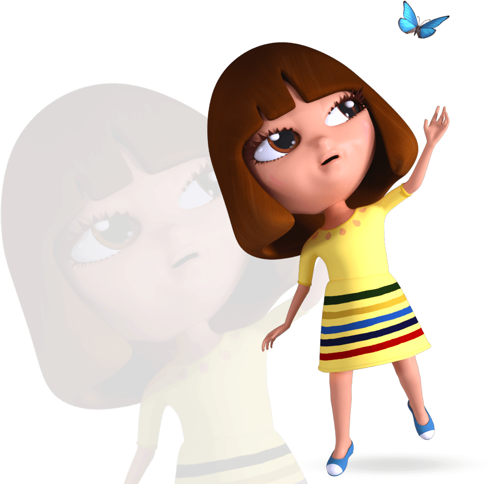 Lulu - Cartoon (1000x1000), Png Download