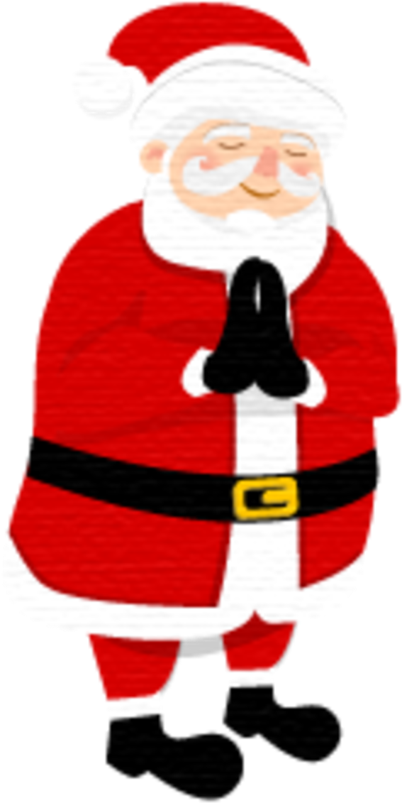 Image Placeholder Title - Santa Claus Yoga Png (635x1200), Png Download