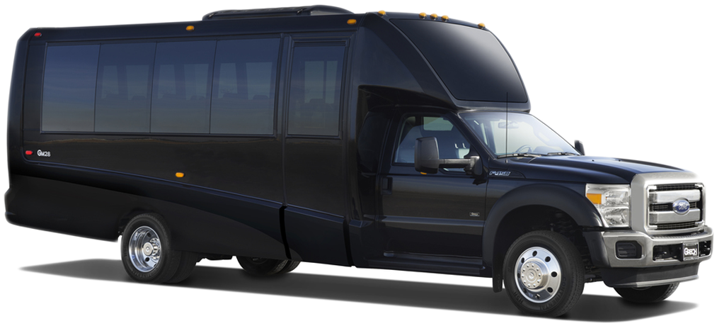 Charter Bus Nyc Limo - Commercial Vehicle (1040x625), Png Download