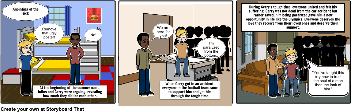 Remember The Titans - Remember The Titans Sacrament Storyboard (1164x385), Png Download