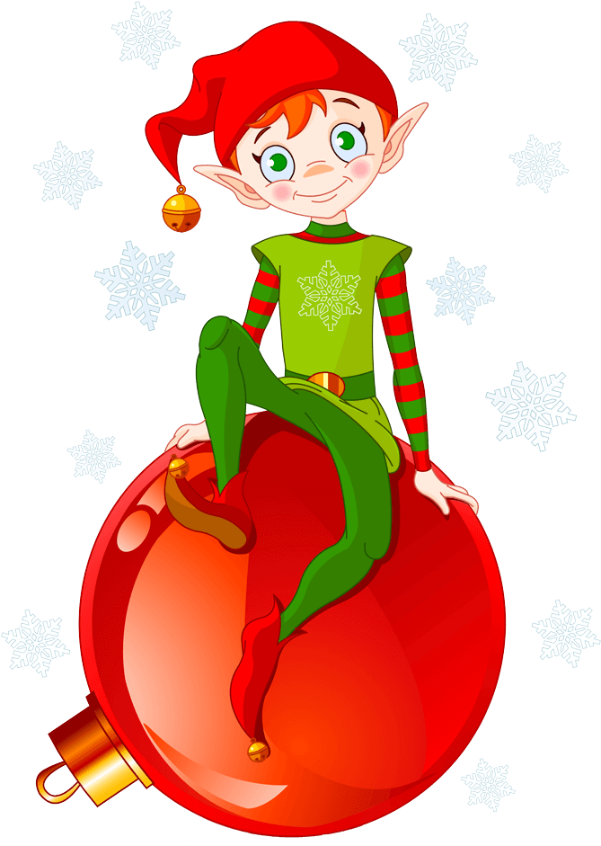 I Help Everyone To Come And Visit At Us Christmas Time - Sitting Christmas Elf (706x993), Png Download