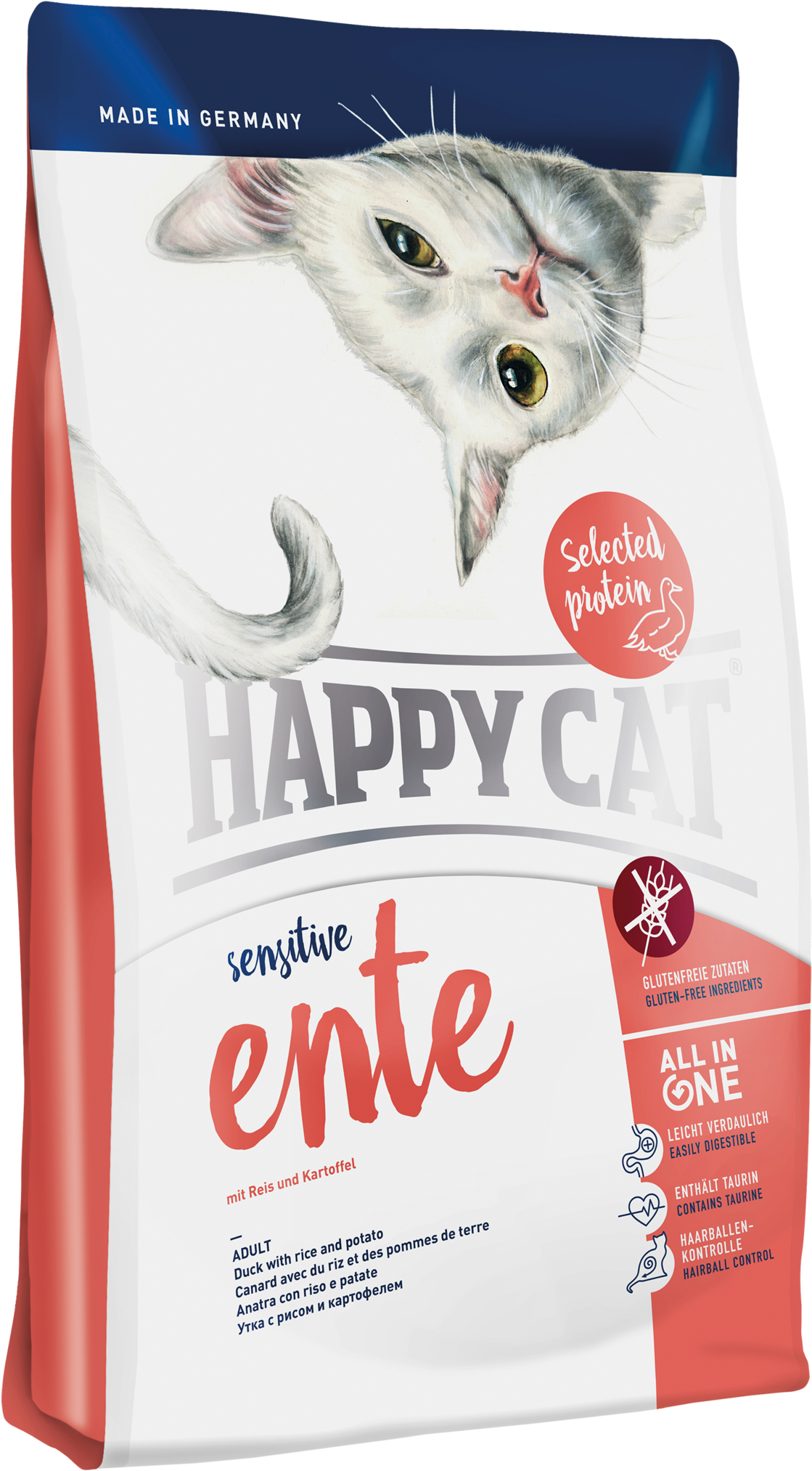 Happy Cat Ente (1157x2048), Png Download